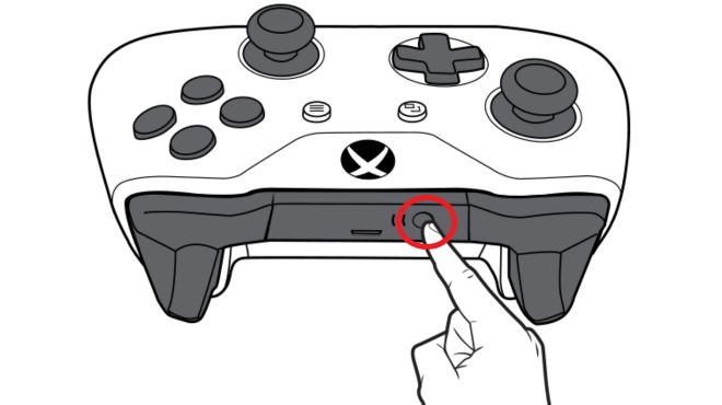Xbox Controller Pair Button